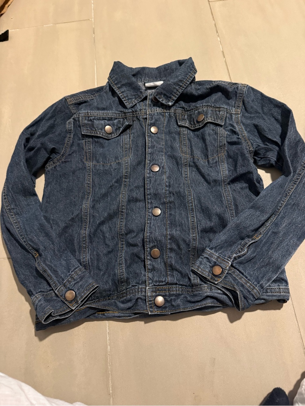 Crazy 8 Dark Blue Denim Jacket for Kids Large 10-12